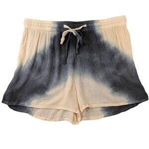 Earthbound Trading Shorts Womens‎ Medium Tie Dye Crinkle Texture Boho Festival
